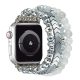 Curea Apple Watch metalică cu mărgele - argint/38/40 și 41 mm