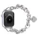 Apple Watch Love brățară metalică curea-argintie /44/45/46/49 mm