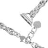 Apple Watch Love brățară metalică curea-argintie /44/45/46/49 mm