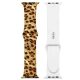 Curea Apple Watch din silicon / imprimeu leopard/ 40/41/42 mm