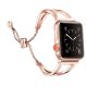 Curea Apple Watch metalică cu lanț - rosegold/38/40 și 41 mm