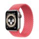 Curea Apple Watch elastică împletită / roz/ 38/40 și 41 mm