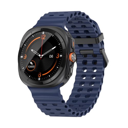 Mybandz Waves curea de silicon-albastru închis/Samsung Galaxy Watch Ultra