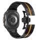 Brățară metalică Mybandz Space-negru-portocaliu/Samsung Galaxy Watch Ultra