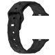 Curea metalică Apple Watch Dimension din silicon / negru/44/45/46 și 49 mm