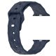Curea metalică Apple Watch Dimension din silicon / albastru închis/38/40 și 41 mm