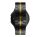 Mybandz Curea de ceas Space metalică / negru - auriu/ 22 mm