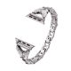 Curea Apple Watch metalică tip fluture de ceas / argint / 40/41/42 mm