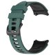 MYBANDZ Curea din silicon fără găuri Galaxy Watch 4-5-6-7/ albastru-verzui-negru / 20mm