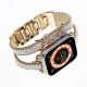 Apple Watch Love curea din piele- alb-auriu 40/41/42 mm