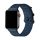 Curea Apple Watch din piele vintage albastru 44/45/46 și 49 mm