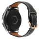 MYBANDZ Curea elegantă de ceas slim din piele cu cataramă rosegold / negru/20mm