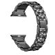 Curea metalică Apple Watch DIamond / negru / 44/45/46/49