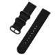 MYBANDZ Curea de ceas din textil / negru/ 18mm