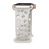 Curea Apple Watch Paw Paw din silicon/alb/44/45/46/49 mm