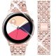 MYBANDZ Curea Diamond metalică - rosegold 20 mm