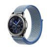 MYBANDZ Curea de ceas elastică textil cu Velcro - albastru deschis/ 20mm