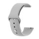 MYBANDZ Curea de ceas din silicon cu cataramă cu bilă /grey/ 20mm