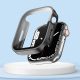 Carcasă de protecție Apple Watch sticlă - negru 