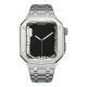 Set carcasă și Curea Apple Watch din metal (argintiu) - 44 mm